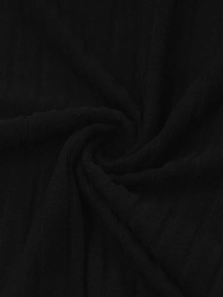 Elegant Mini Dress with Turtleneck