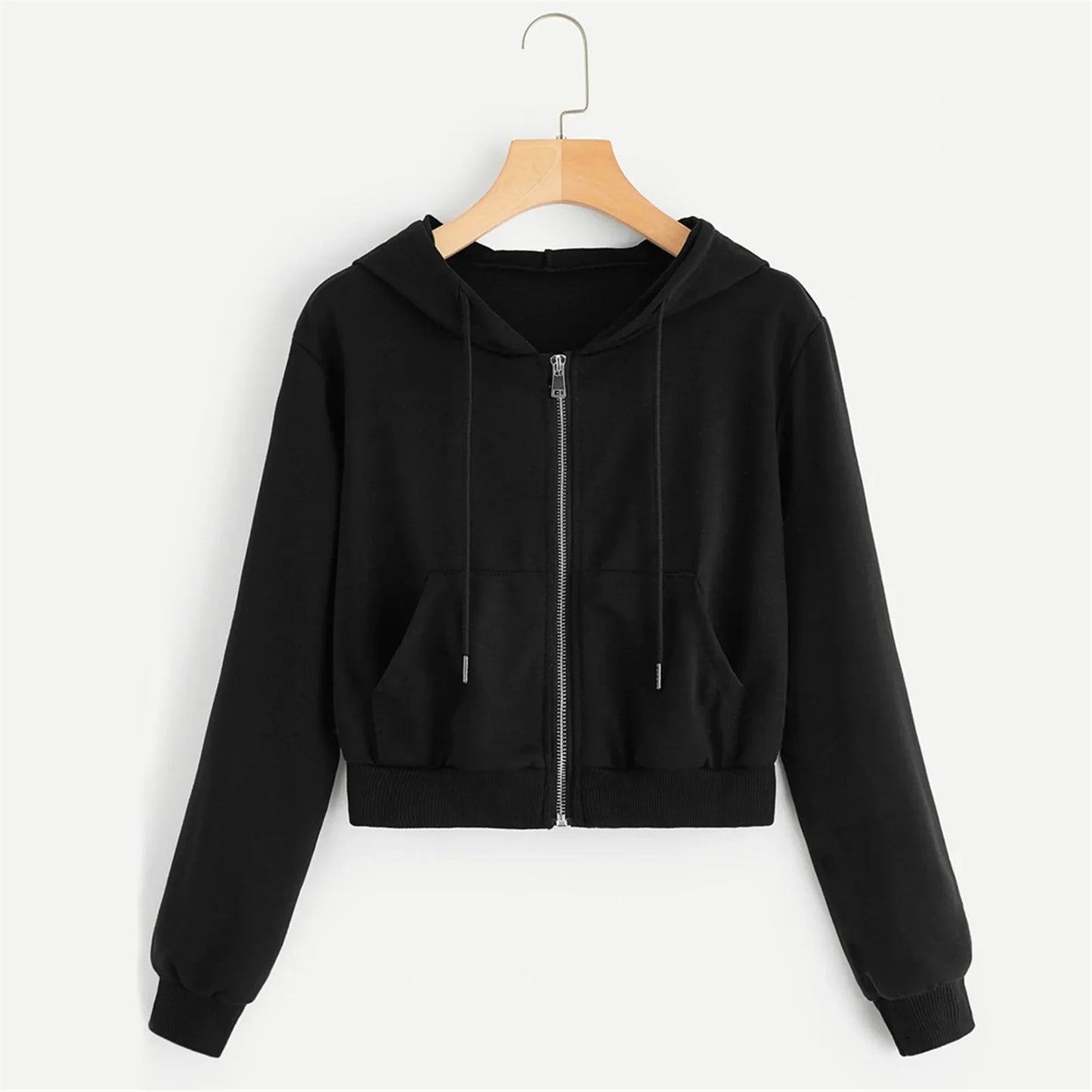 Hooded Sweatshirt with Zipper