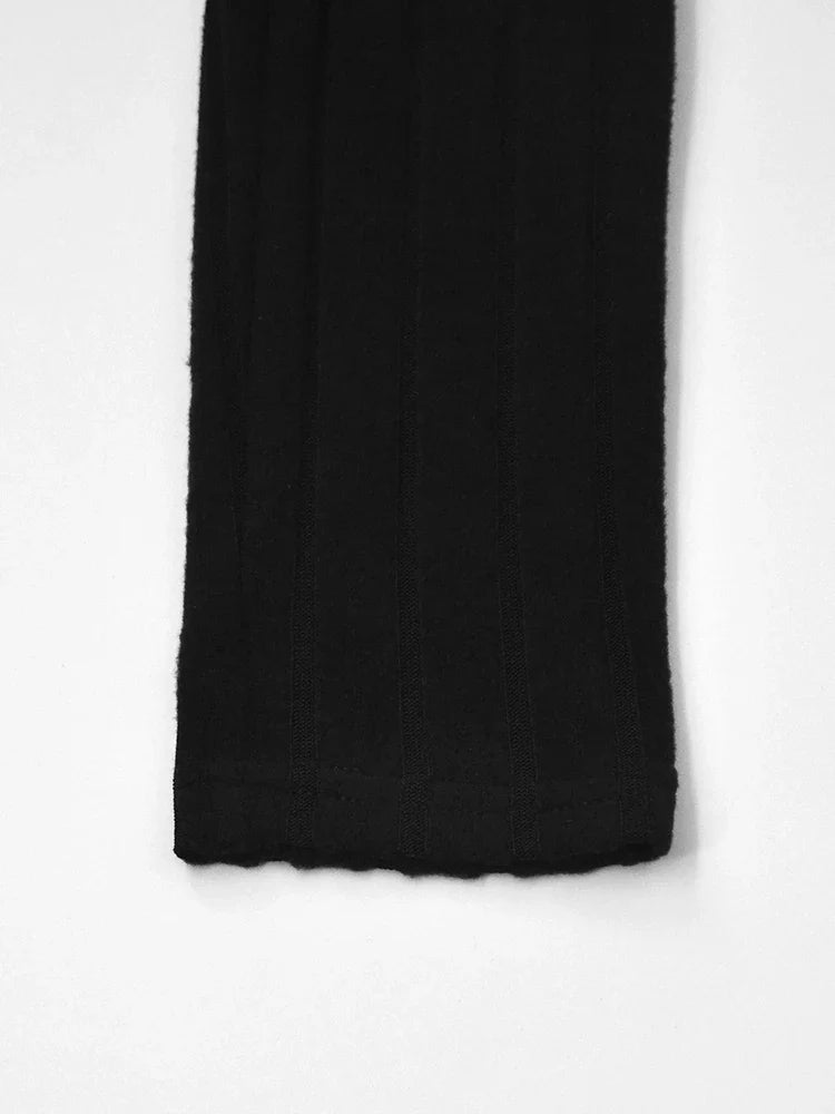 Elegant Mini Dress with Turtleneck