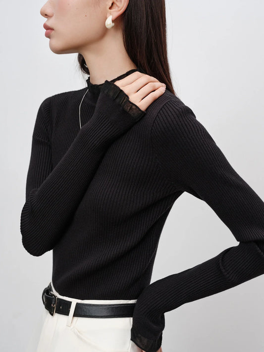 Ladies Trendy Knitted Sweater