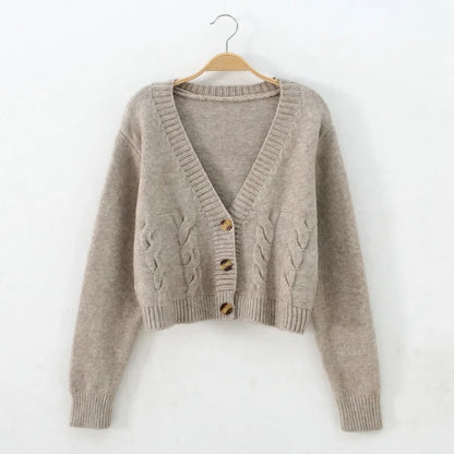 Chic Knitted V-Neck Cardigan