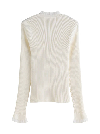 Ladies Trendy Knitted Sweater