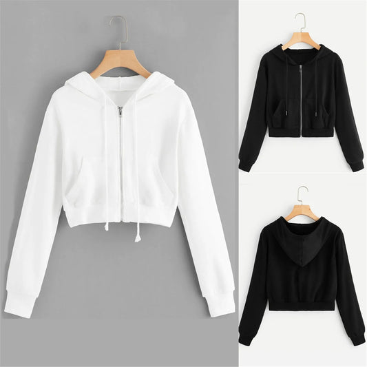 Hooded Sweatshirt with Zipper