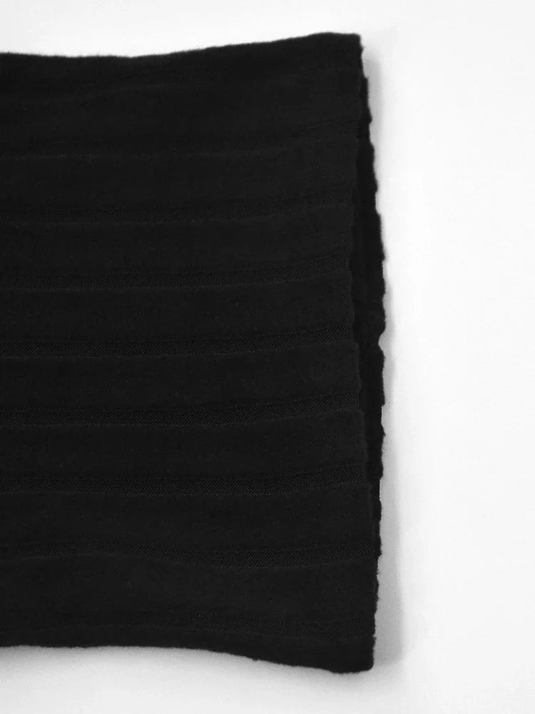 Elegant Mini Dress with Turtleneck