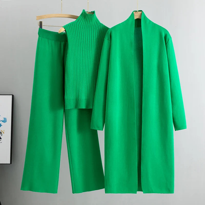 3-Piece Knitted Women's Set