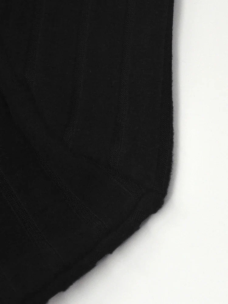 Elegant Mini Dress with Turtleneck