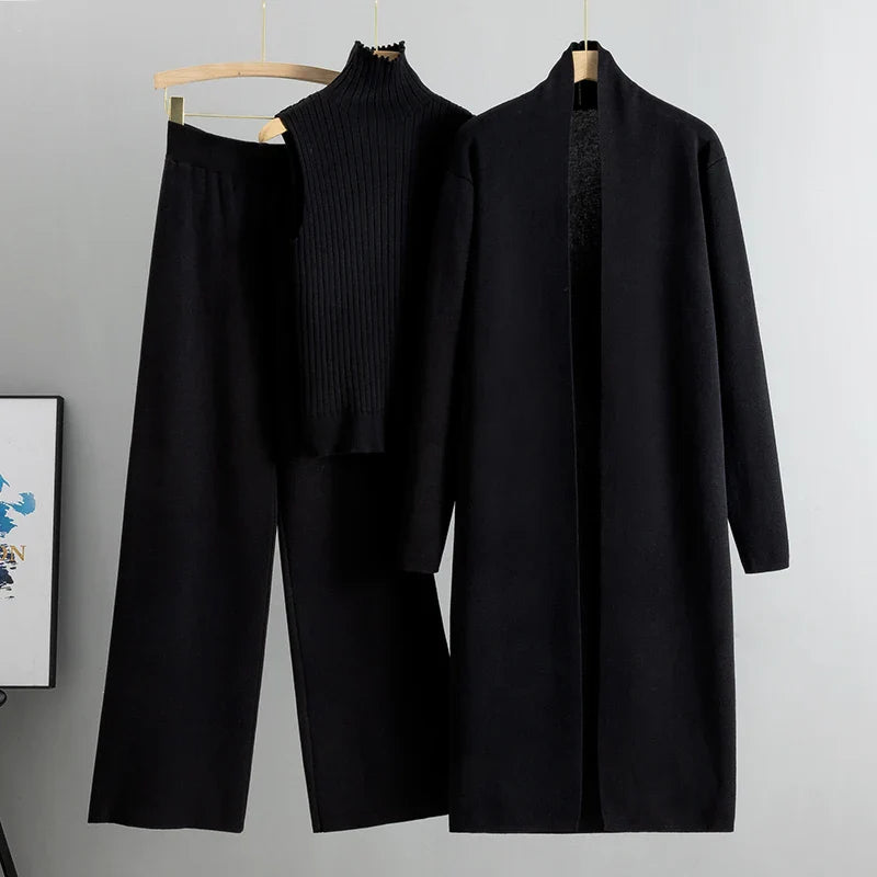 3-Piece Knitted Women's Set