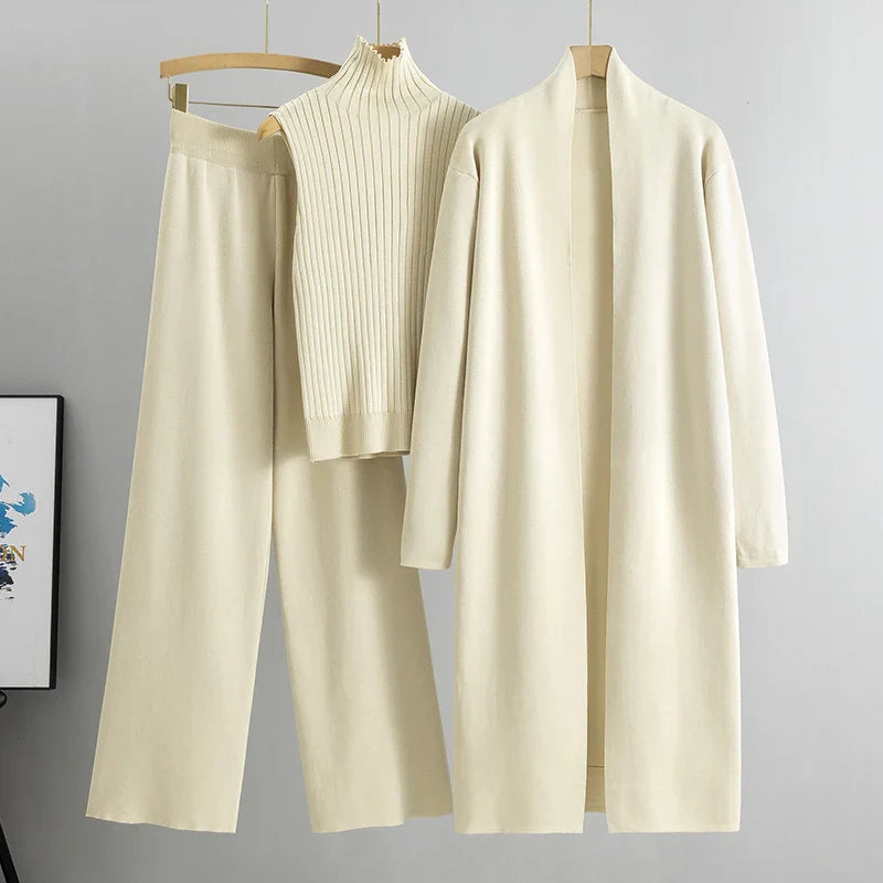 3-Piece Knitted Women's Set