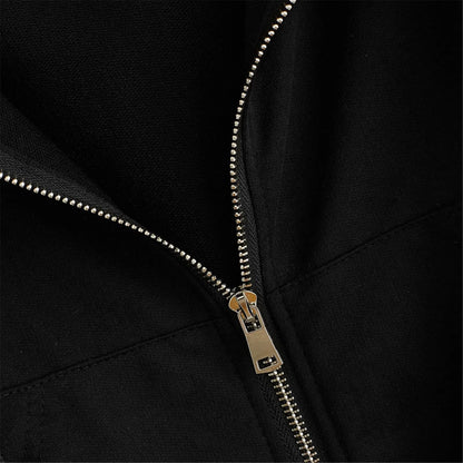 Hooded Sweatshirt with Zipper