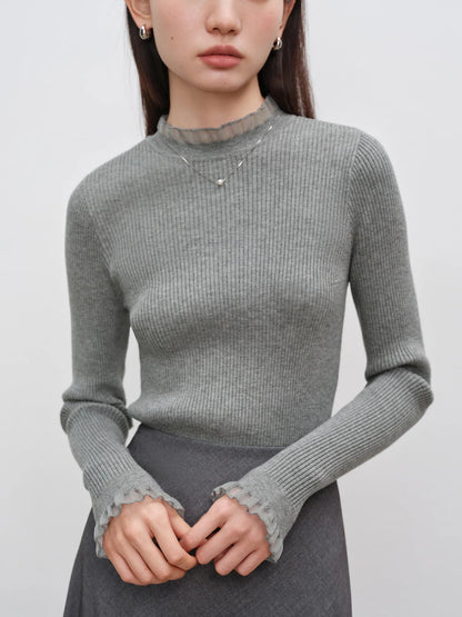 Ladies Trendy Knitted Sweater