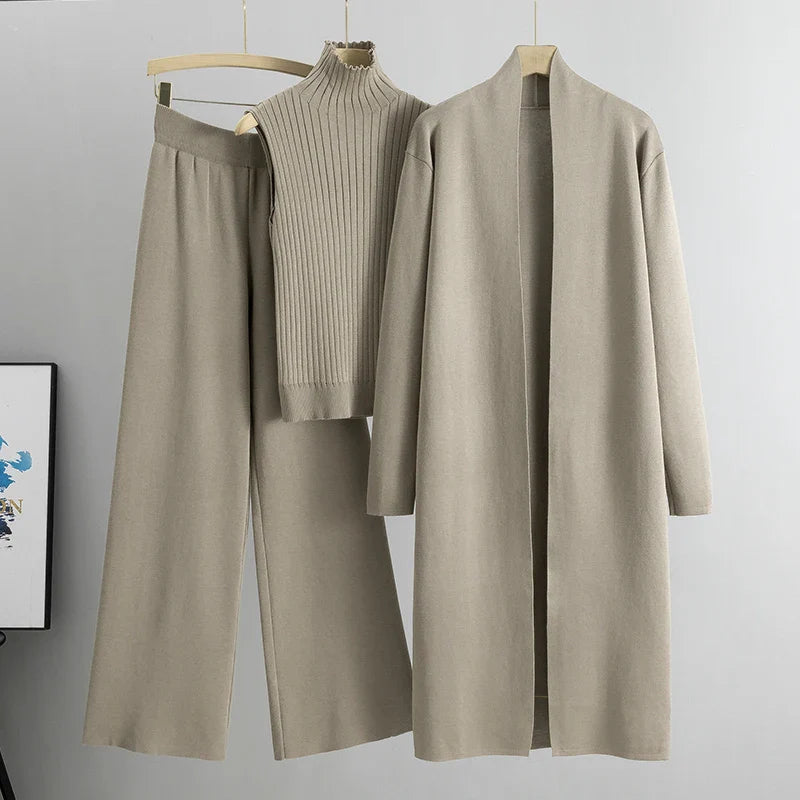 3-Piece Knitted Women's Set