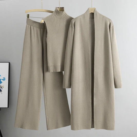 3-Piece Knitted Women's Set