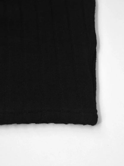 Elegant Mini Dress with Turtleneck