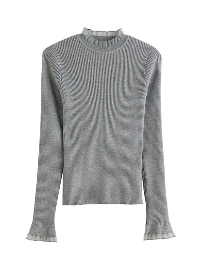 Ladies Trendy Knitted Sweater