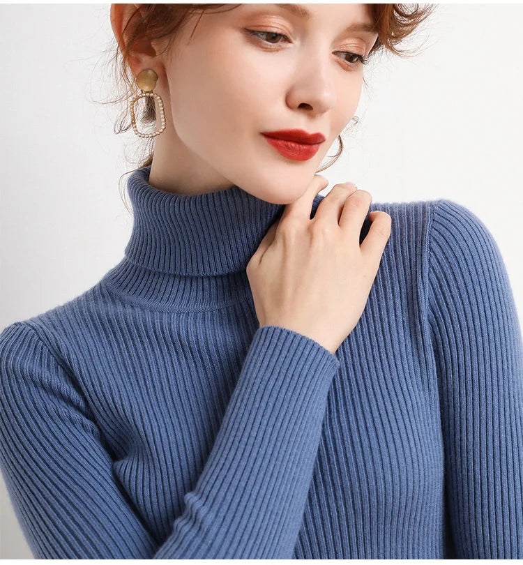 Soft Turtleneck Women